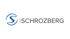 Logo der Stadt Schrozberg: stilisierter blauer Buchstabe S, daneben "STADT SCHROZBERG" in Grau.