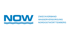 Logo des Zweckverbands Wasserversorgung Nordostwürttemberg (NOW) mit blauer Schrift und Wellenlinie.